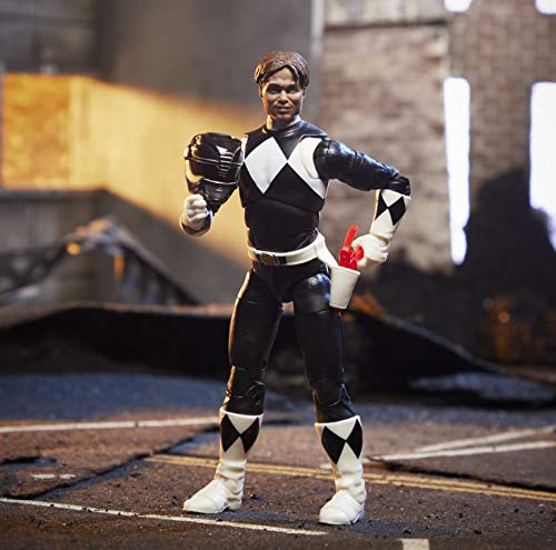 Power Rangers Lightning Collection Mighty Morphin Black Ranger – 6-Inch Premium Collectible Figure with Accessories