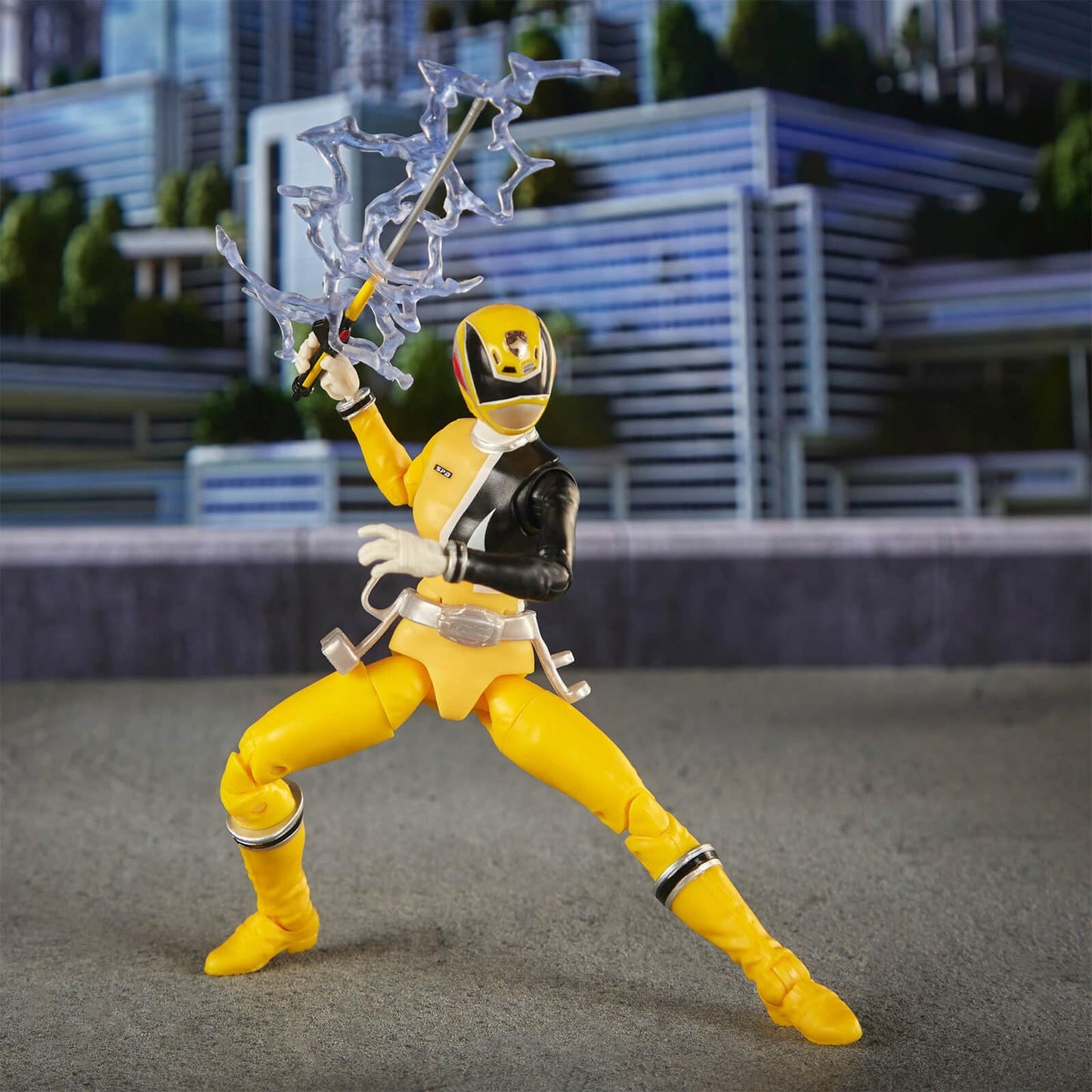 Power Rangers Lightning Collection S.P.D. Yellow Ranger 6-Inch Premium Collectible Action Figure + Accessories