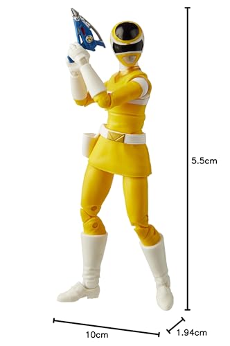 Power Rangers Lightning Collection Space Yellow Ranger 6-Inch Figure – Premium Collectible with Accessories