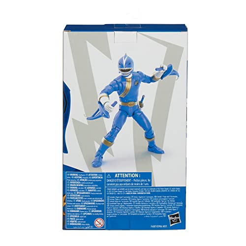 Power Rangers Lightning Collection Wild Force Blue Ranger 6-Inch Premium Collectible Figure with Accessories
