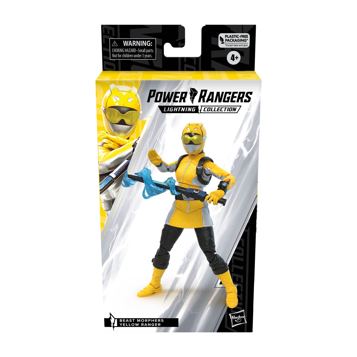 Power Rangers Lightning Collection Beast Morphers Yellow Ranger 6-Inch Action Figure | Premium Poseable Toy