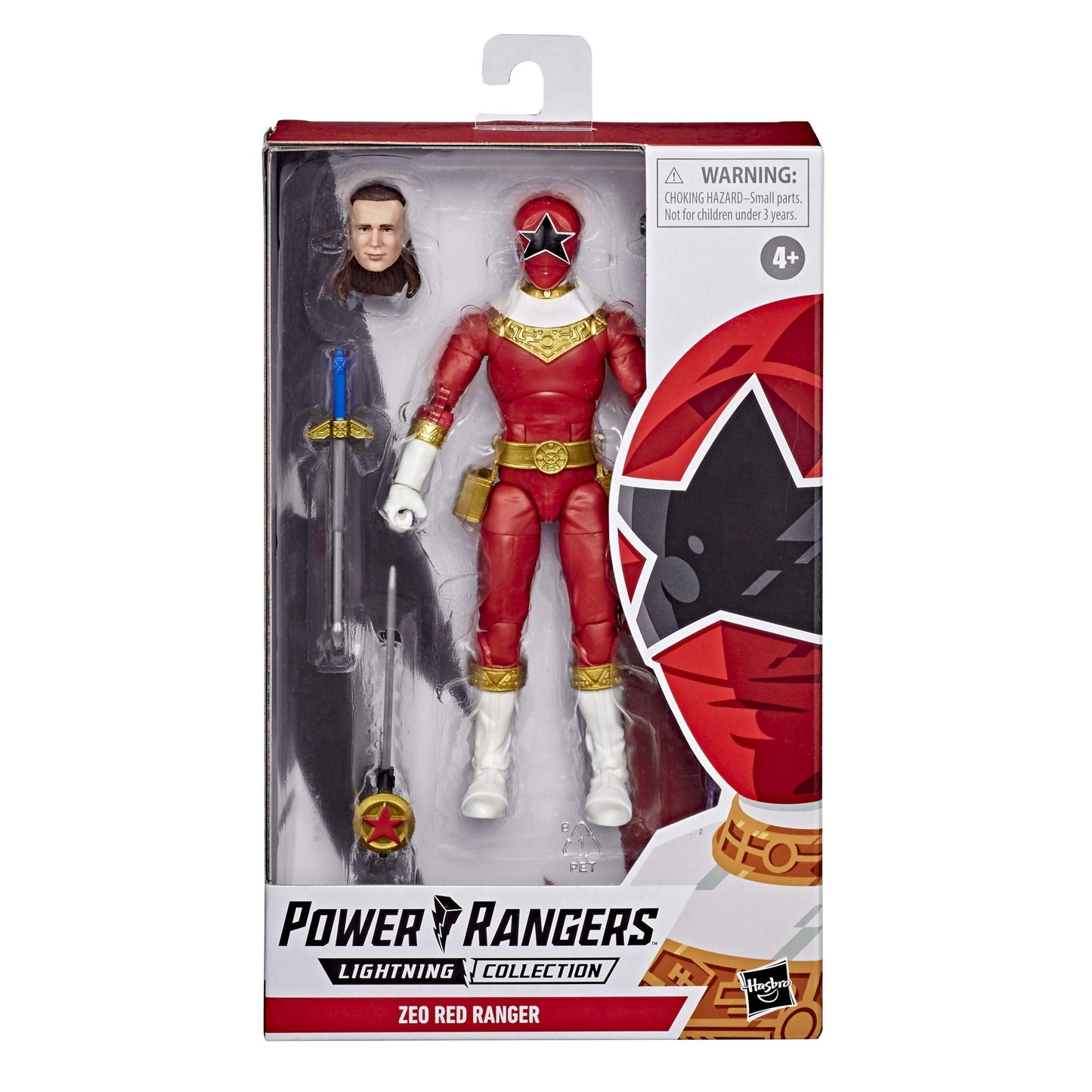 Power Rangers Lightning Collection Zeo Red Ranger 6-Inch Premium Collectible Action Figure with Accessories
