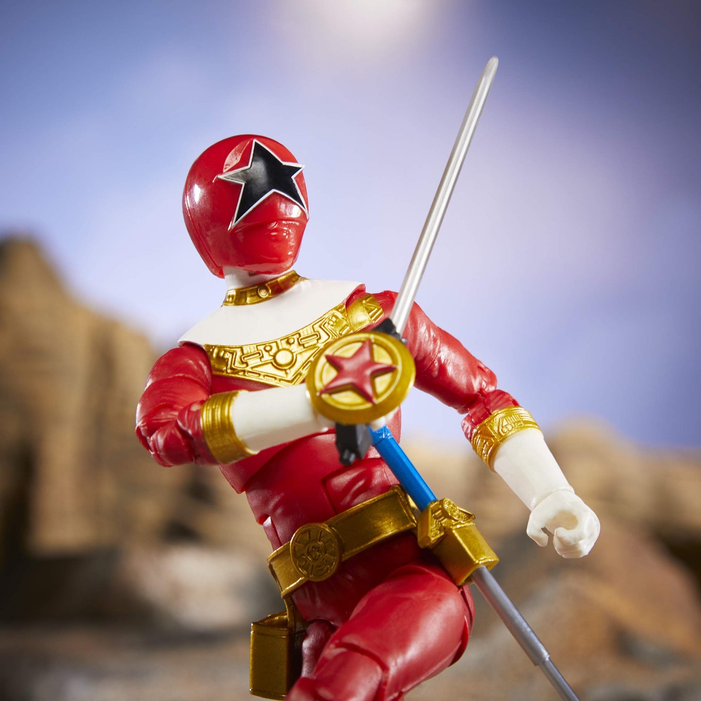 Power Rangers Lightning Collection Zeo Red Ranger 6-Inch Premium Collectible Action Figure with Accessories