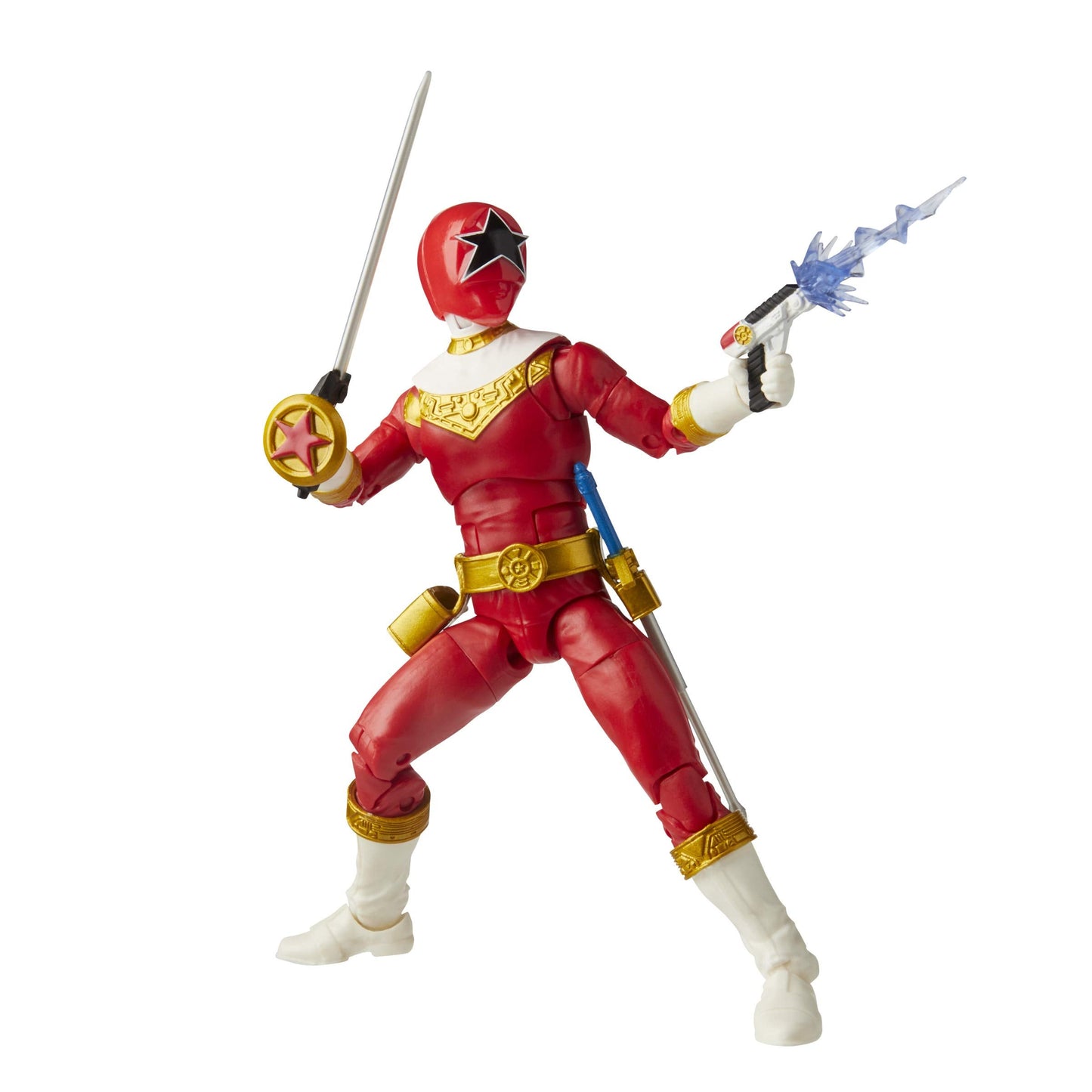 Power Rangers Lightning Collection Zeo Red Ranger 6-Inch Premium Collectible Action Figure with Accessories