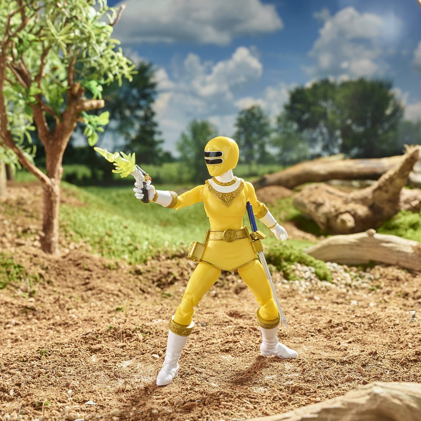 Power Rangers Lightning Collection Zeo Yellow Ranger – 6-Inch Premium Collectible Figure with Accessories