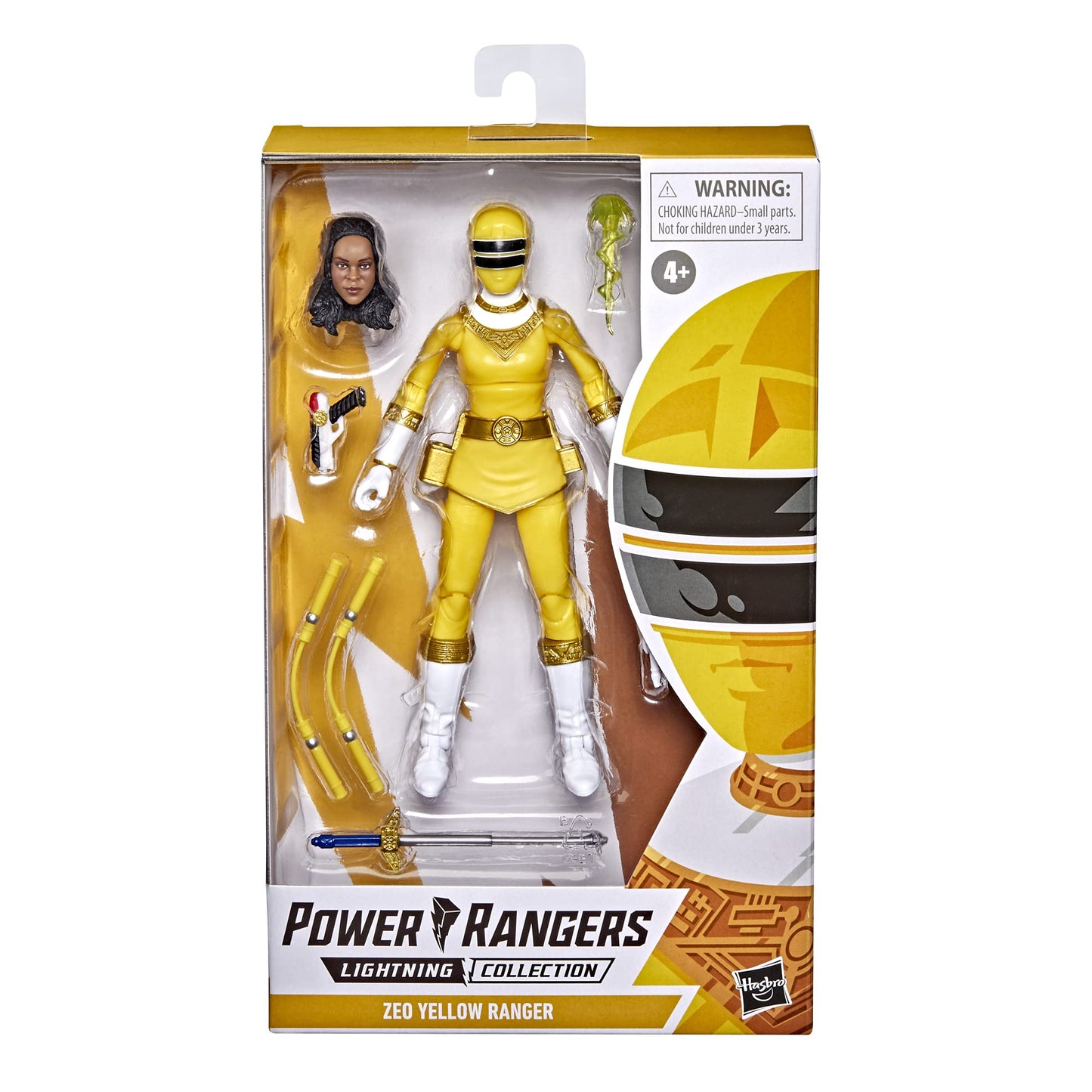 Power Rangers Lightning Collection Zeo Yellow Ranger – 6-Inch Premium Collectible Figure with Accessories