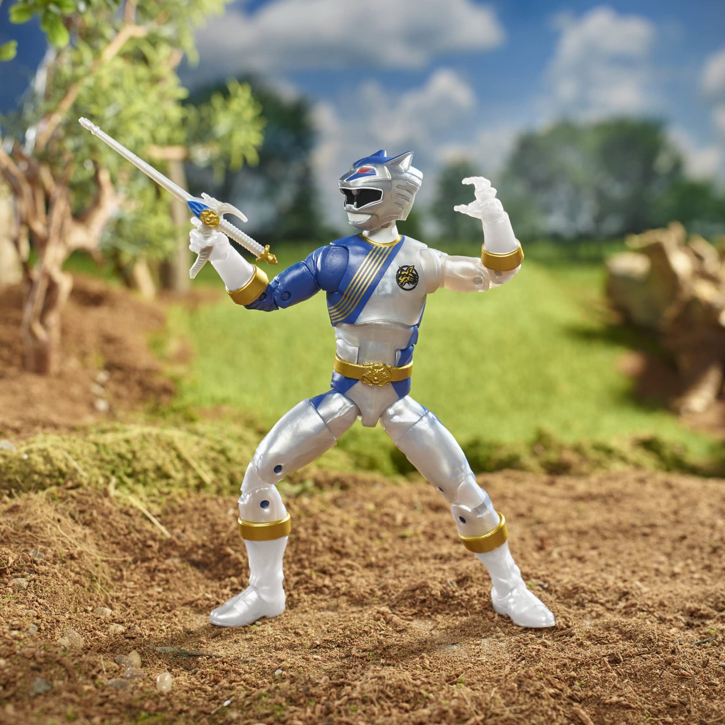 Power Rangers Lightning Collection Wild Force Lunar Wolf Ranger 6-Inch Premium Collectible Action Figure