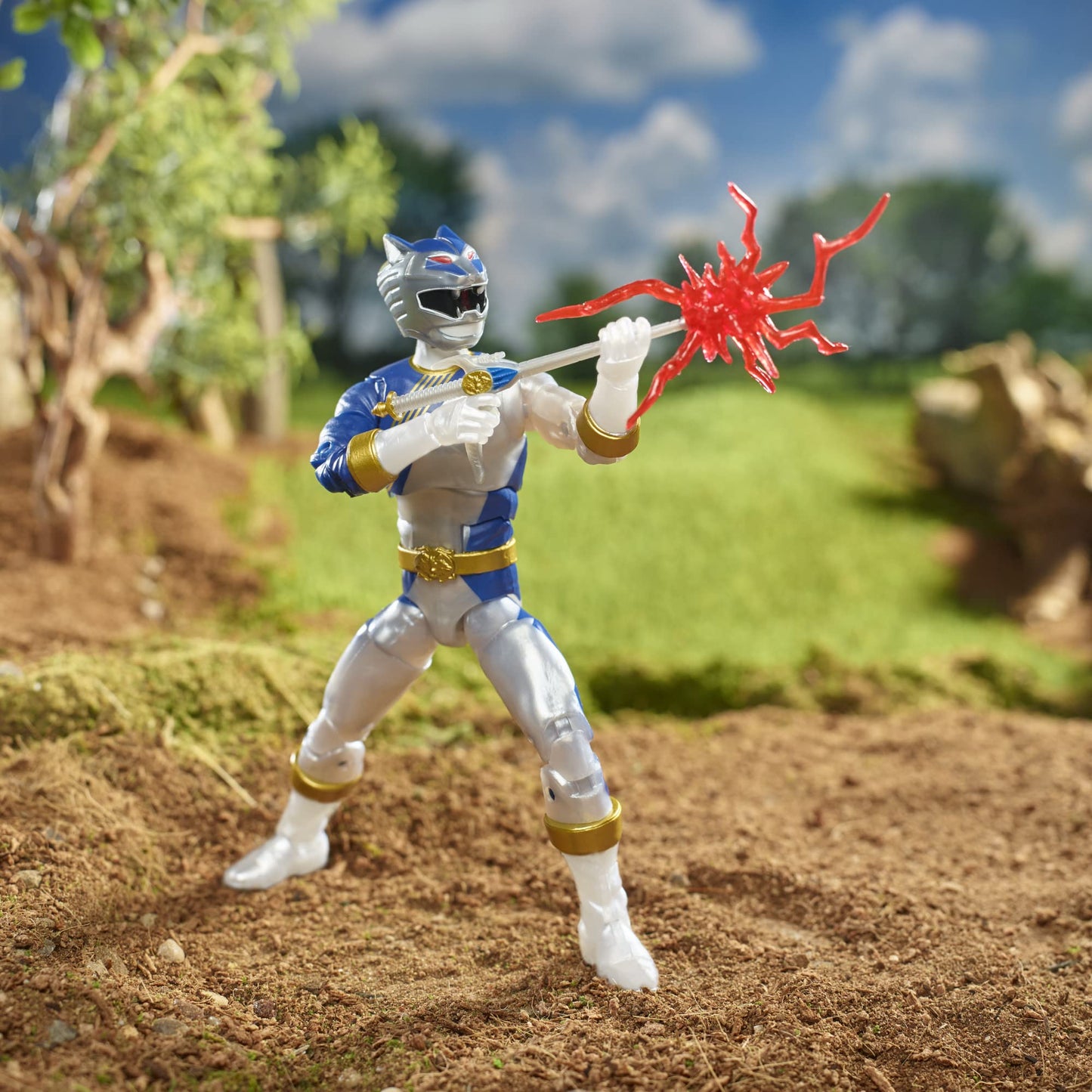 Power Rangers Lightning Collection Wild Force Lunar Wolf Ranger 6-Inch Premium Collectible Action Figure