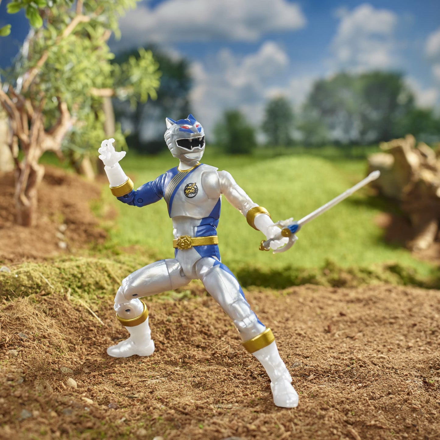 Power Rangers Lightning Collection Wild Force Lunar Wolf Ranger 6-Inch Premium Collectible Action Figure
