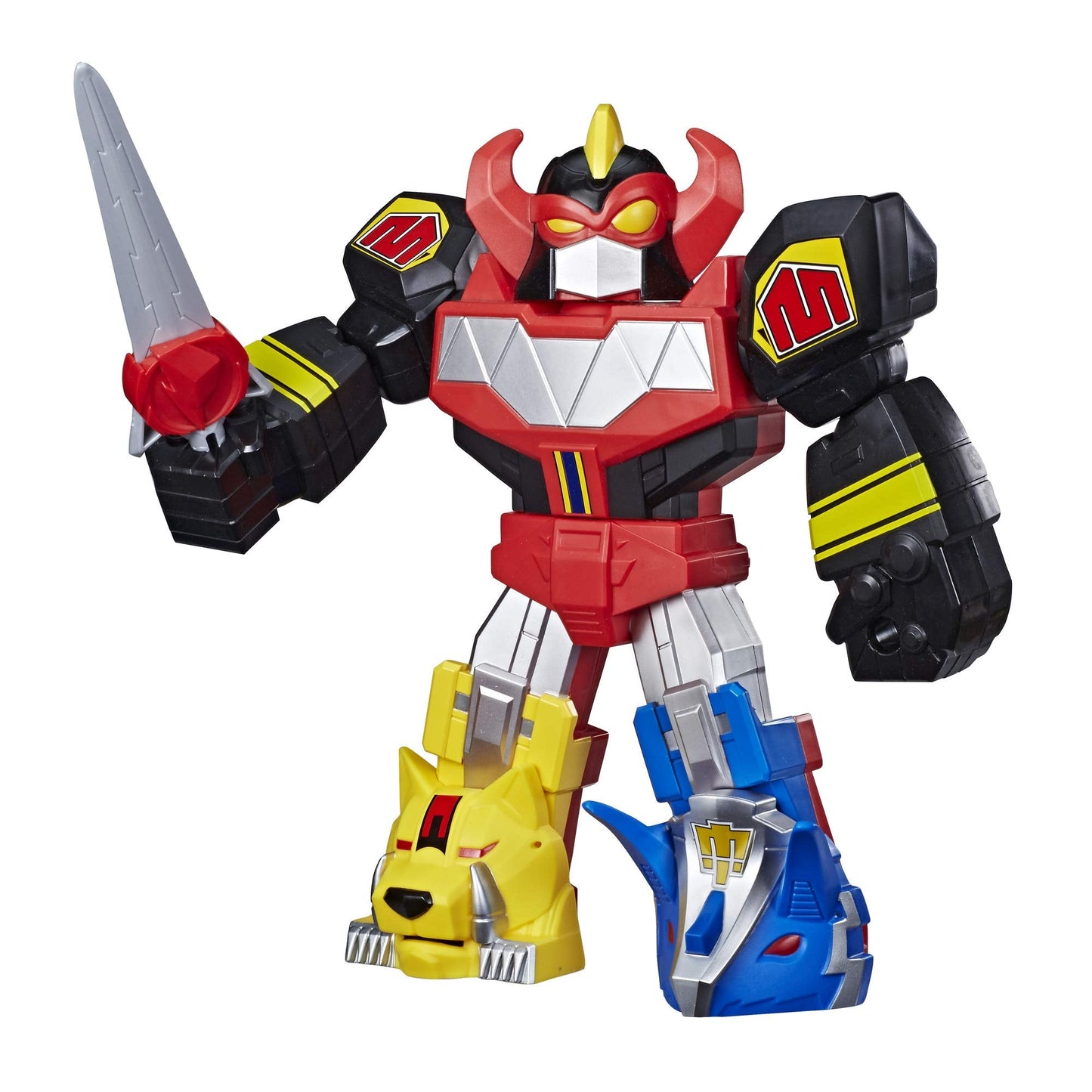 Power Rangers Mega Mighties Megazord – 12-Inch Action Figure for Kids 3+ | Playskool Heroes