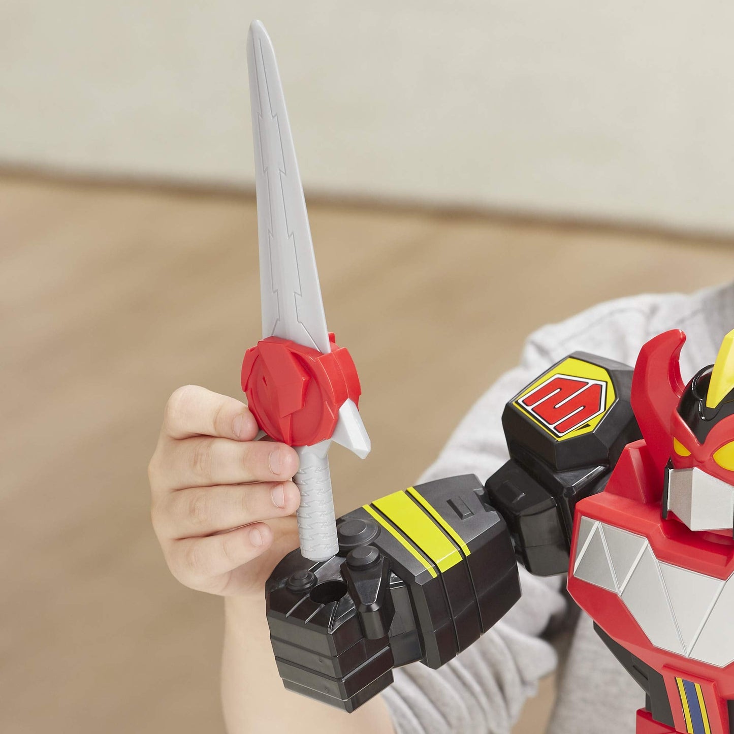 Power Rangers Mega Mighties Megazord – 12-Inch Action Figure for Kids 3+ | Playskool Heroes