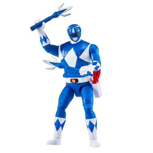 Mighty Morphin Power Rangers: Re-Ignition – Auto-Morphin Blue Ranger Action Figure by Playmates Toys