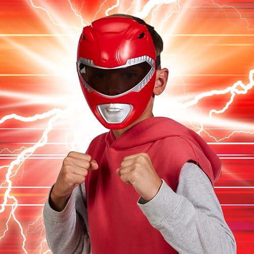 Power Rangers Mighty Morphin Re-Ignition Red Ranger Mask by Playmates Toys – Authentic Role Play