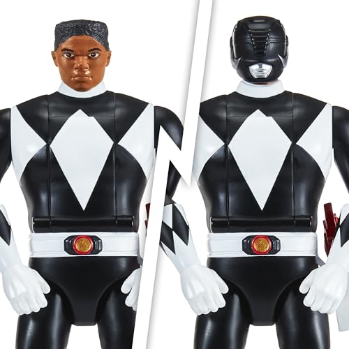 Power Rangers Mighty Morphin Re-Ignition Auto-Morphin Black Ranger Action Figure by Playmates Toys