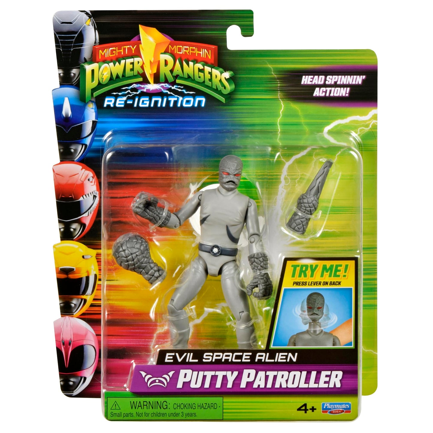 Power Rangers Mighty Morphin Re-Ignition Putty Patroller – Playmates Evil Space Alien Figure