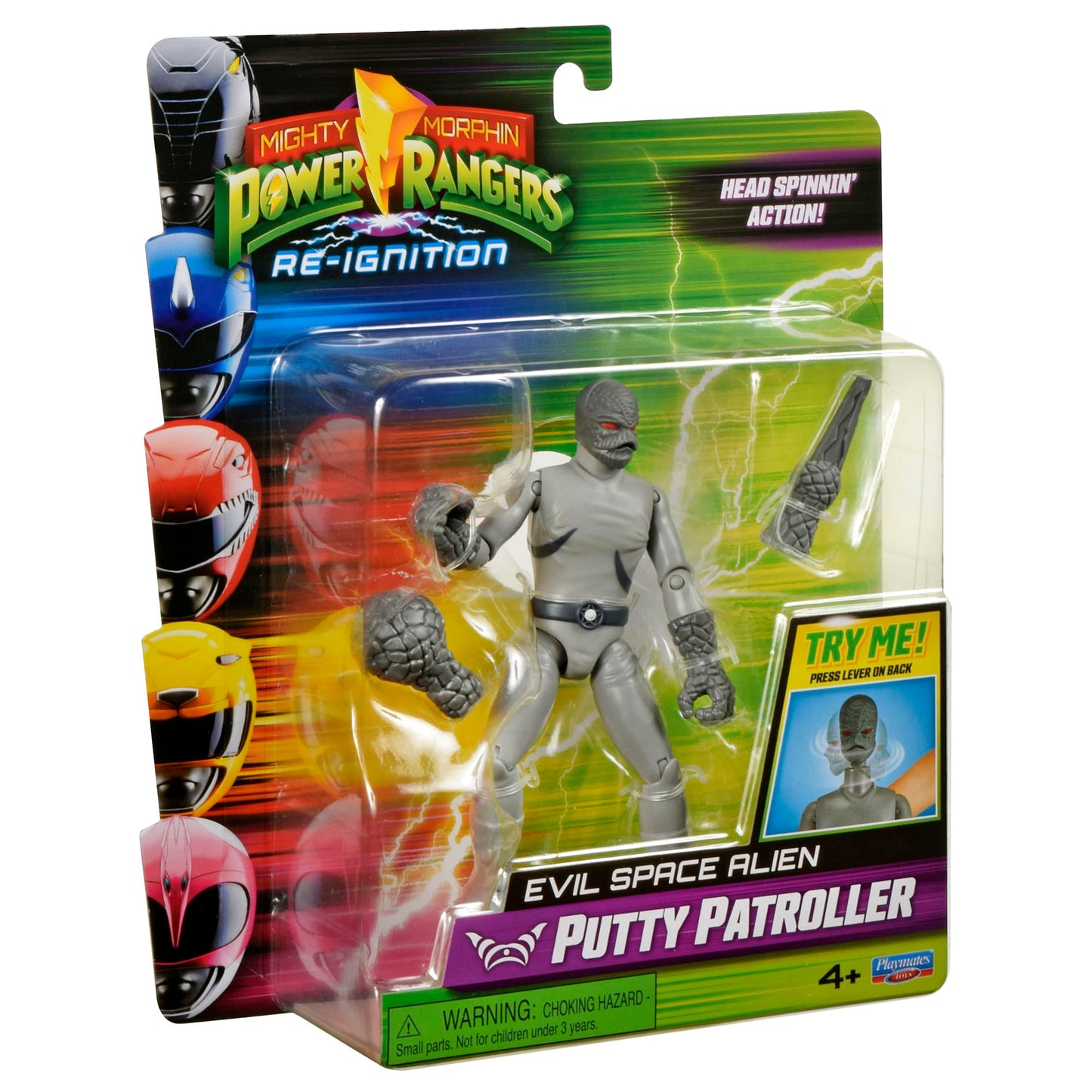 Power Rangers Mighty Morphin Re-Ignition Putty Patroller – Playmates Evil Space Alien Figure