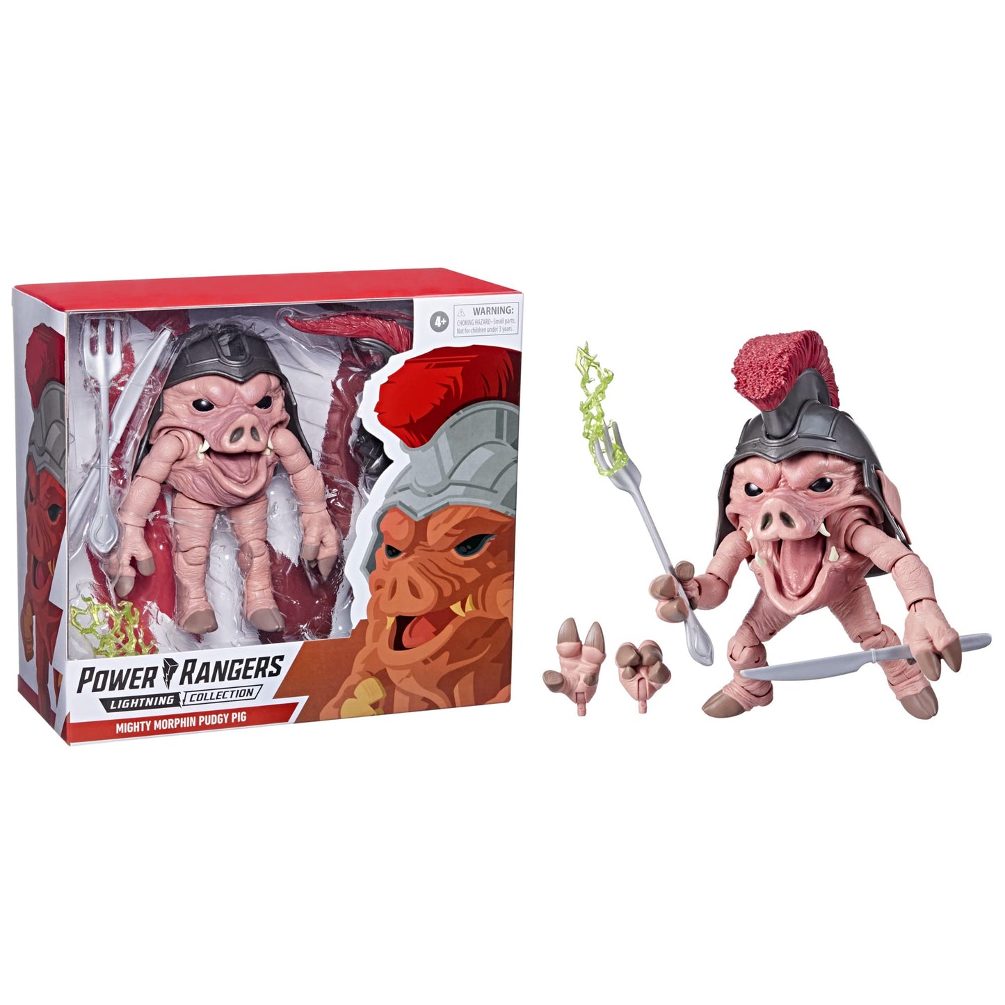 Power Rangers Lightning Collection Pudgy Pig 6-Inch Premium Collectible Figure with Classic Accessories