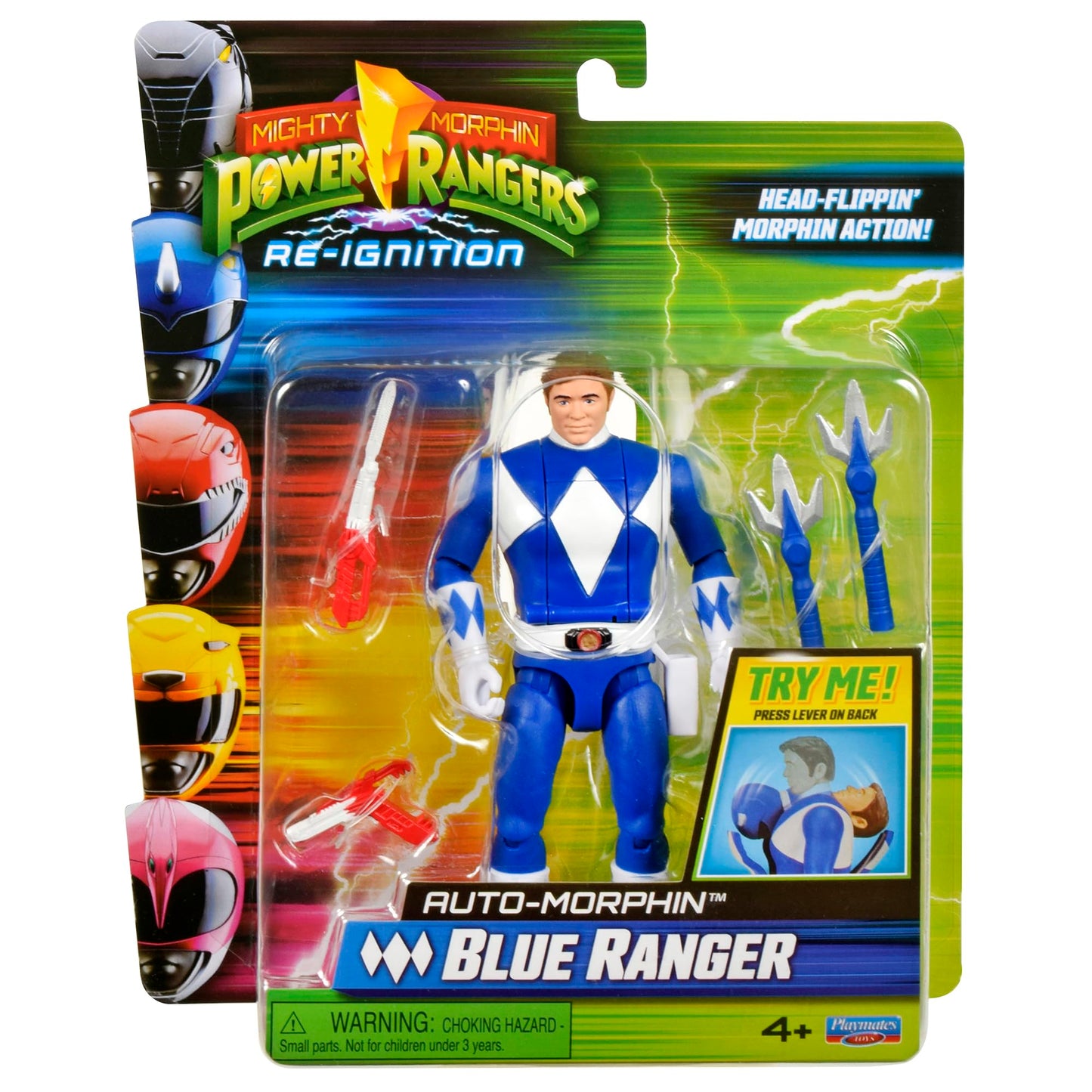 Power Rangers Re-Ignition Blue Ranger 6-Inch Auto Morphin Action Figure – Billy Cranston