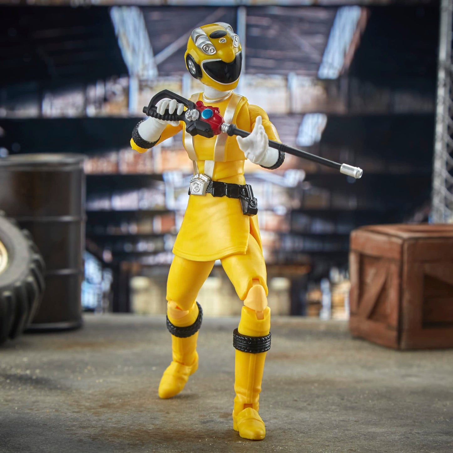 Power Rangers Lightning Collection RPM Yellow Ranger 6-Inch Figure – Premium Collectible with Accessories