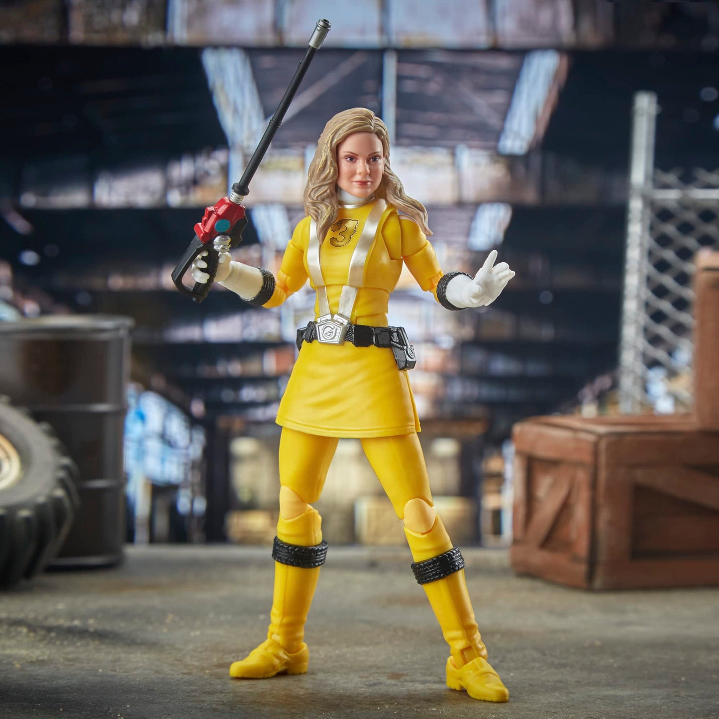 Power Rangers Lightning Collection RPM Yellow Ranger 6-Inch Figure – Premium Collectible with Accessories