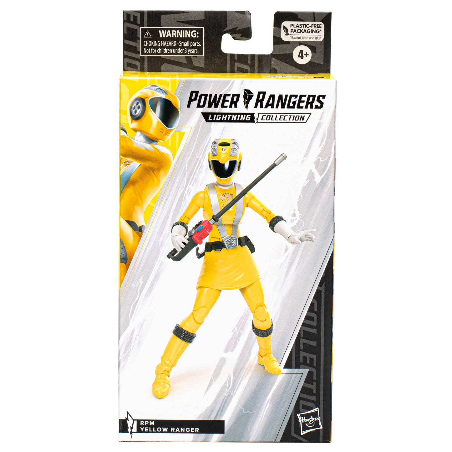 Power Rangers Lightning Collection RPM Yellow Ranger 6-Inch Figure – Premium Collectible with Accessories