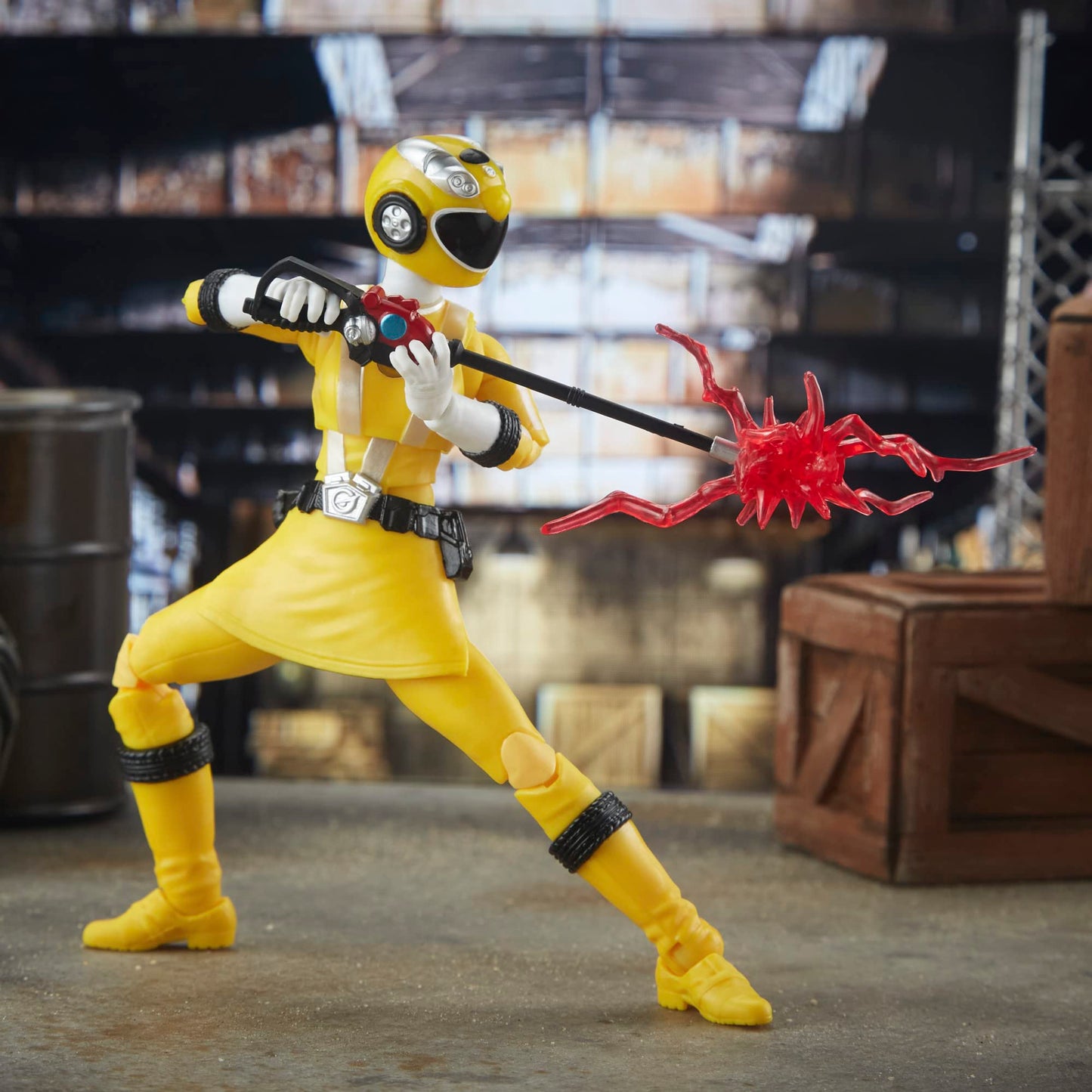 Power Rangers Lightning Collection RPM Yellow Ranger 6-Inch Figure – Premium Collectible with Accessories