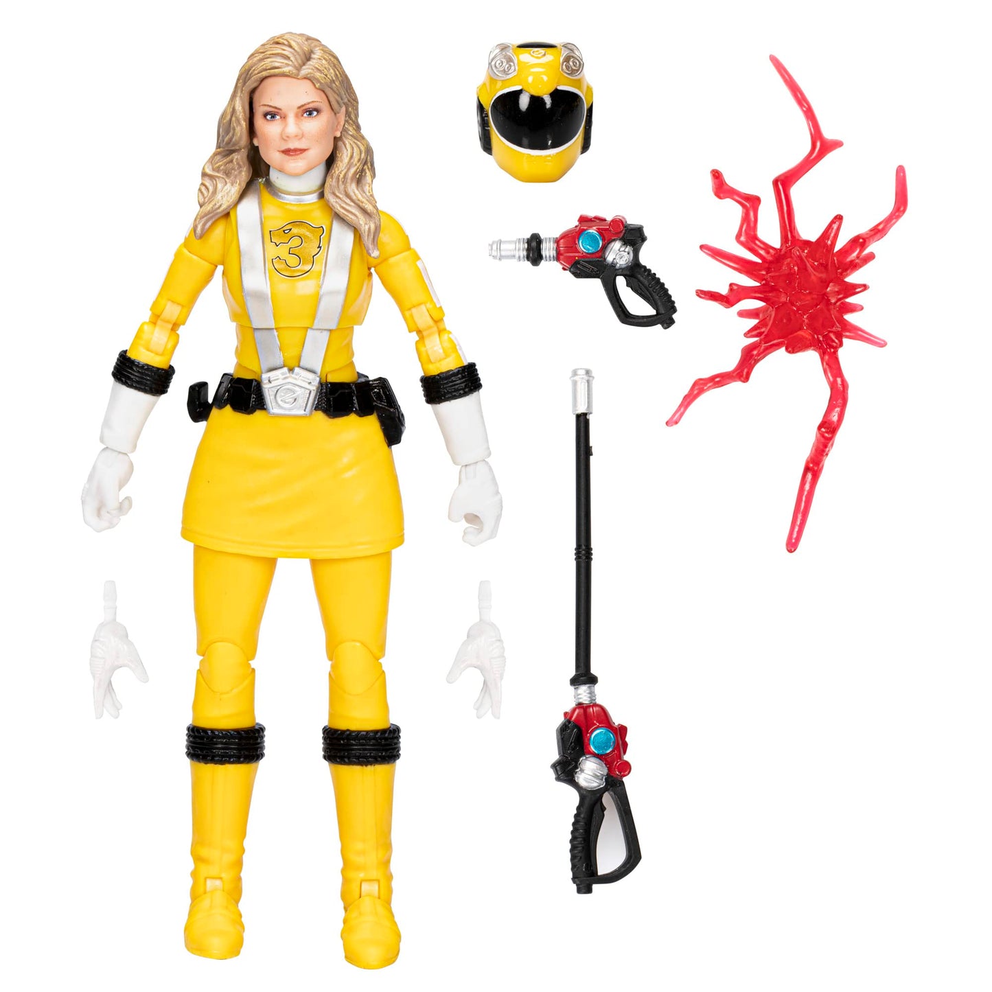 Power Rangers Lightning Collection RPM Yellow Ranger 6-Inch Figure – Premium Collectible with Accessories