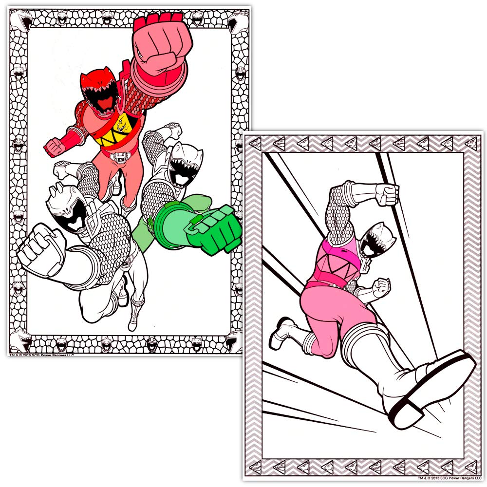 Power Rangers Coloring Book Super Set – 2 Coloring Books, Stickers & Activities