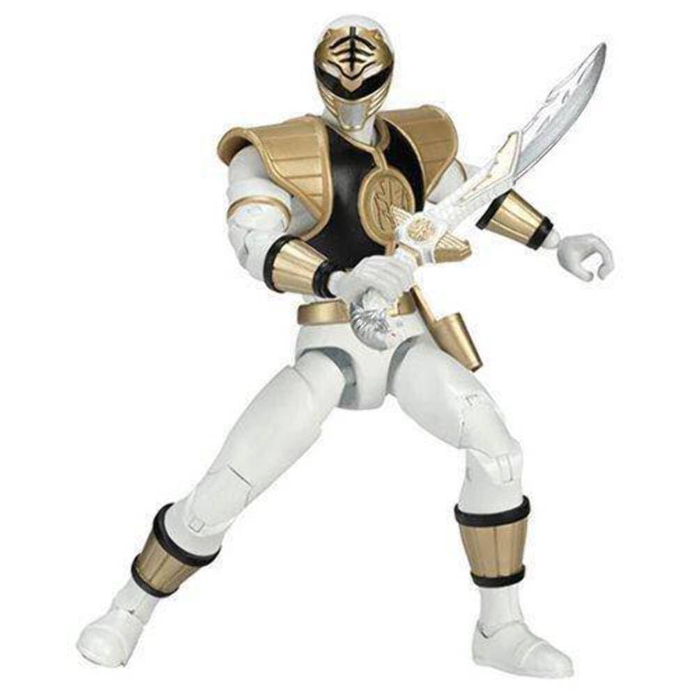 Mighty Morphin Power Rangers 6.5-Inch White Ranger Legacy Figure – Collectible Hero