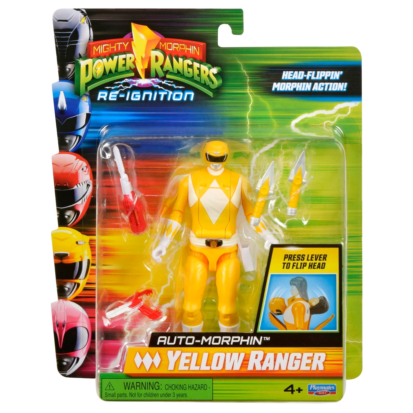 Power Rangers Re-Ignition Auto Morphin Yellow Ranger 6-Inch Action Figure
