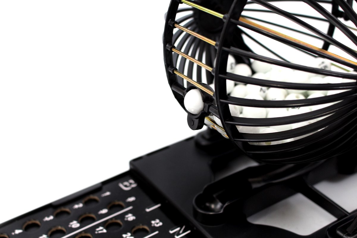 PowerTRC Bingo Machine Cage Set - Classic Cage with Balls & Tray