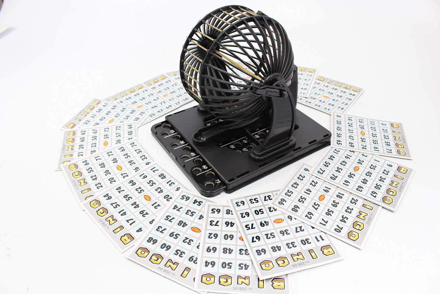 PowerTRC Bingo Machine Cage Set - Classic Cage with Balls & Tray