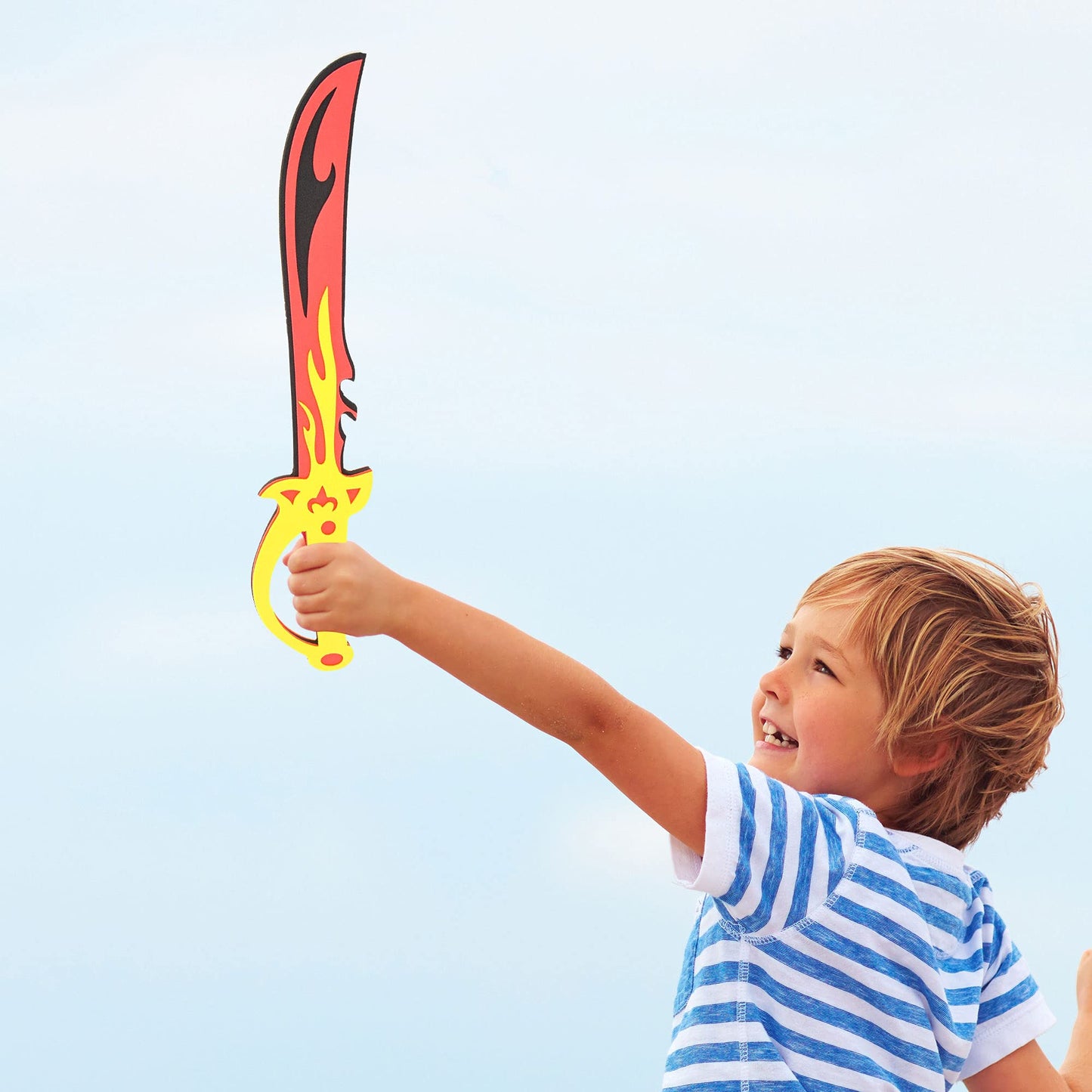 PowerTRC Foam Sword & Shield Playset – 12-Piece Ninja Warrior Viking Role Play for Kids