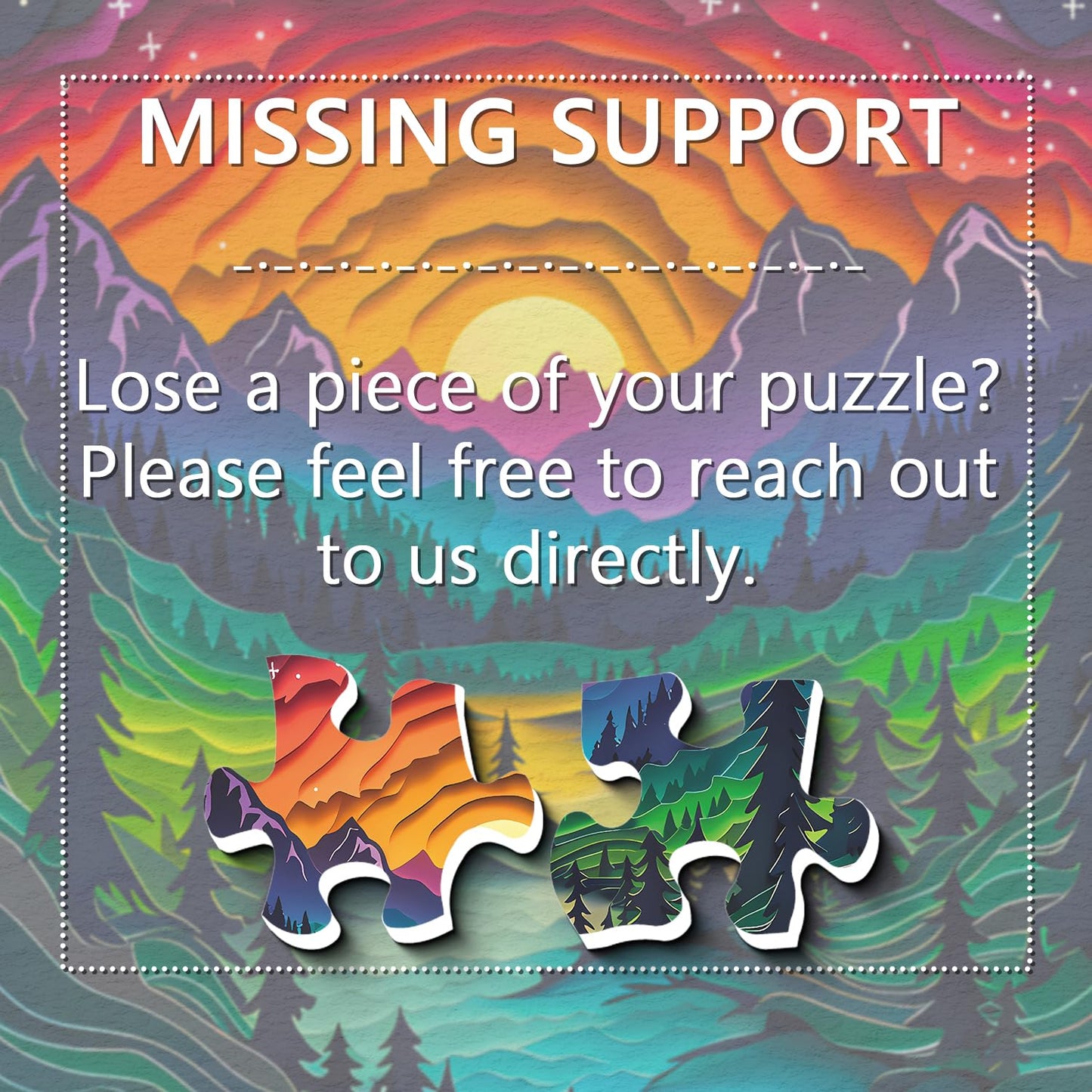 PPuzzling Magic Forest Round 1000-Piece Puzzle – Nature Landscape Jigsaw