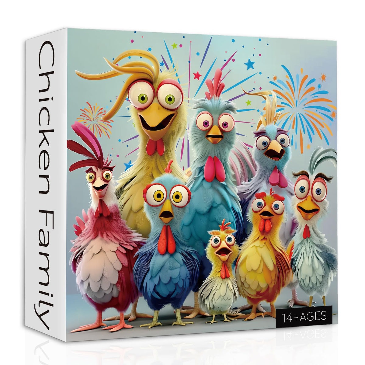 PPuzzling Thanksgiving Chicken Puzzle 1000 Pieces – Fun Family Jigsaw for Adults