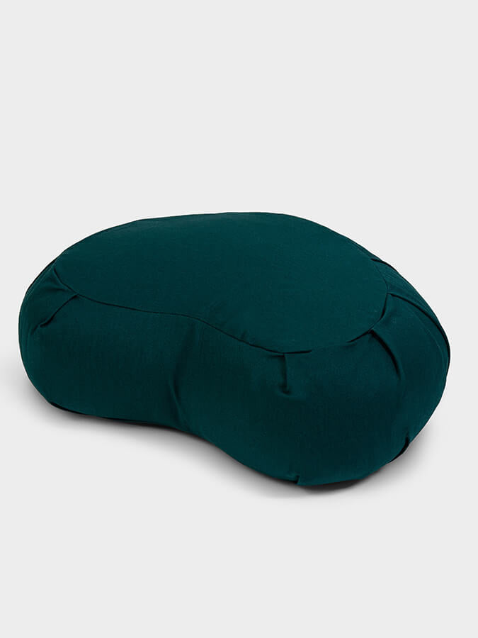 Yoga Studio European Organic Buckwheat Zafu Crescent Cushion