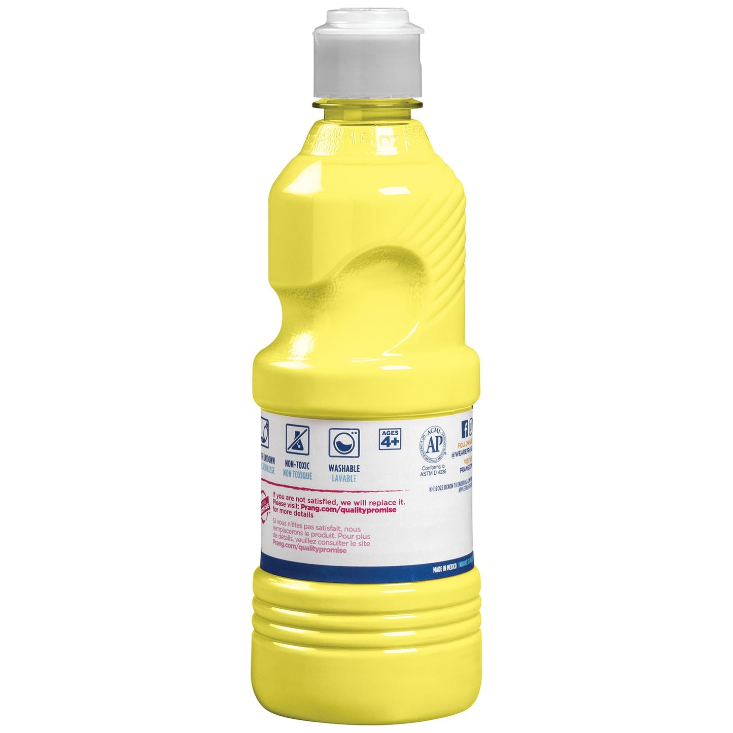 Prang Washable Tempera Paint – Yellow, 16 oz (1 Count) – Ready-to-Use, Non-Toxic