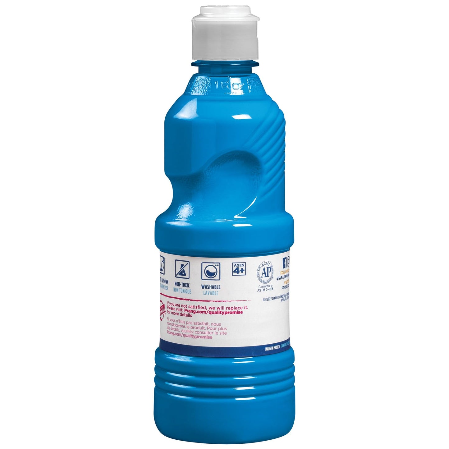 Prang Washable Tempera Paint Turquoise – 16 oz, Easy Cleanup, Non-Toxic