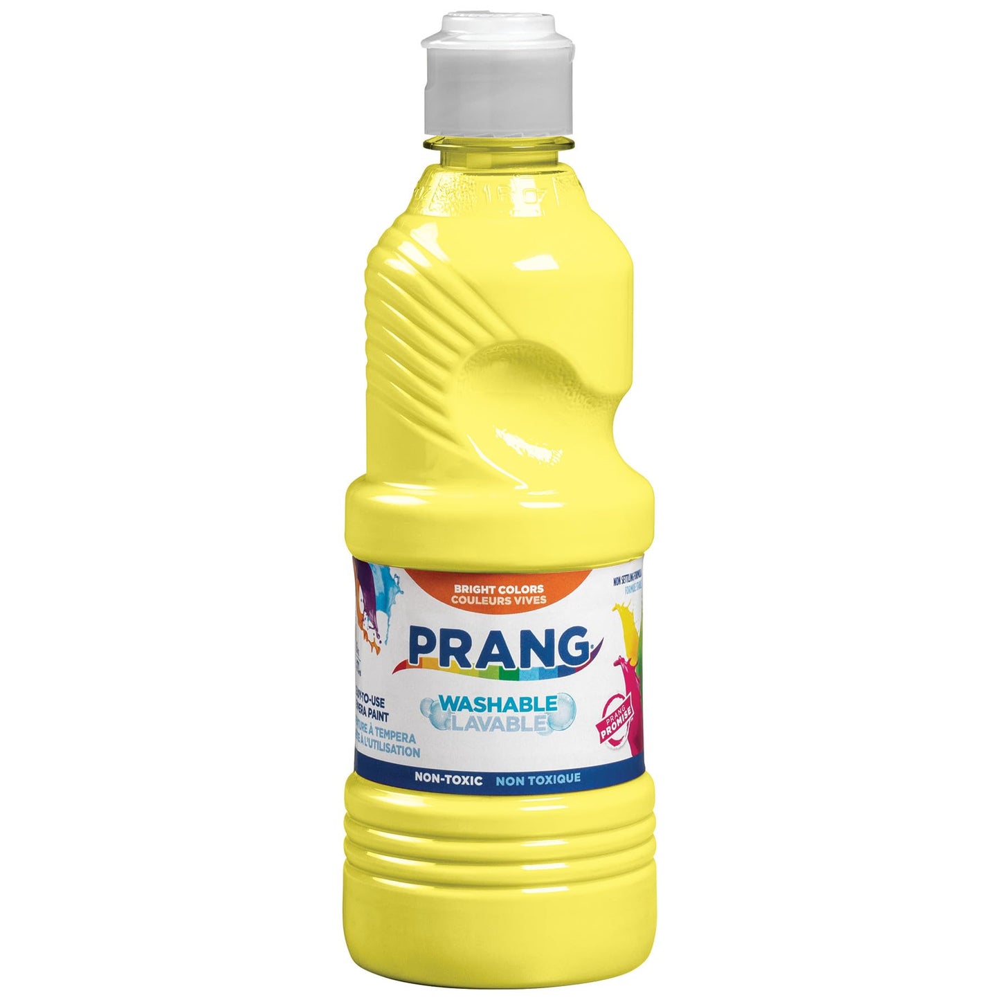 Prang Washable Tempera Paint – Yellow, 16 oz (1 Count) – Ready-to-Use, Non-Toxic