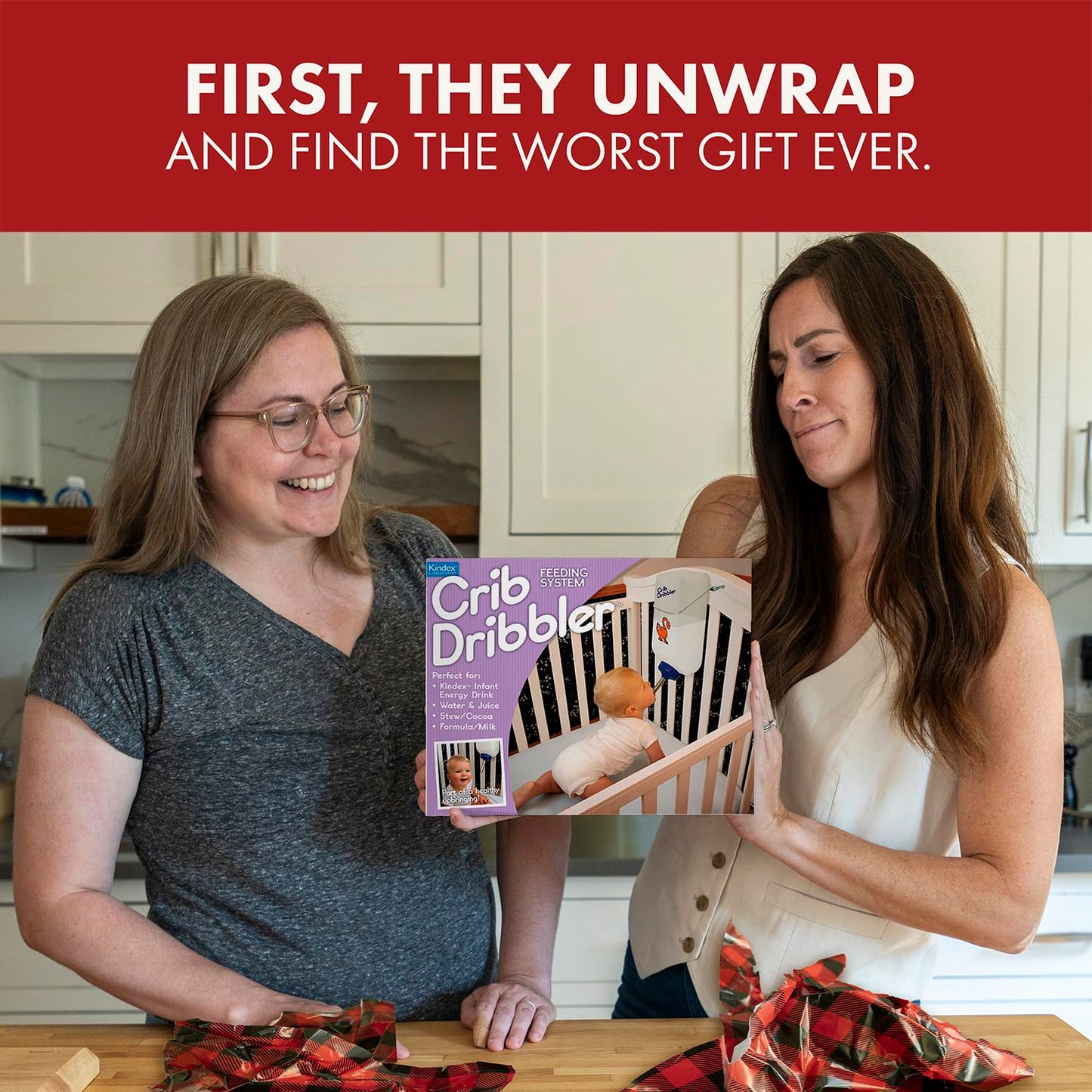 Prank-O Crib Dribbler – Funniest Empty Gag Gift Box | As Seen on Shark Tank | White Elephant & Christmas 2025 | Prank Pack