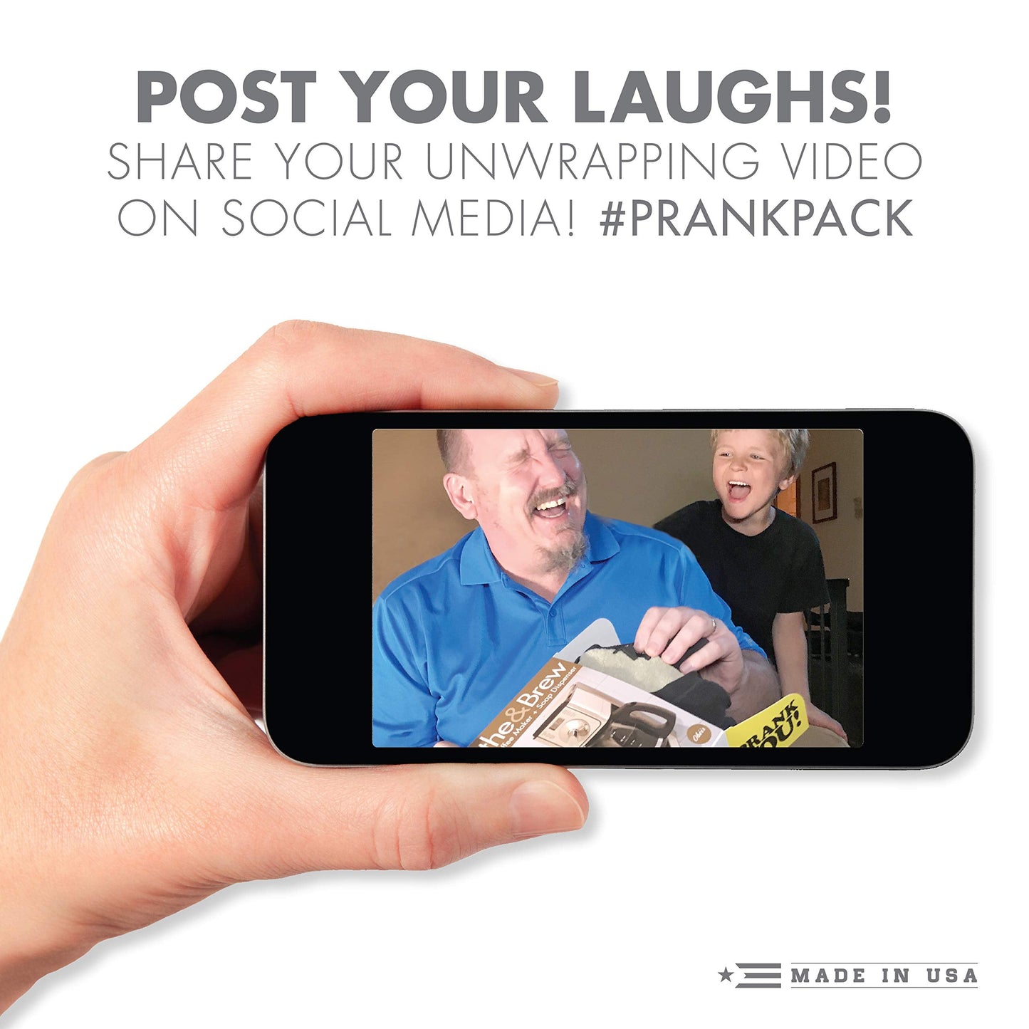 Prank-O Crib Dribbler – Funniest Empty Gag Gift Box | As Seen on Shark Tank | White Elephant & Christmas 2025 | Prank Pack