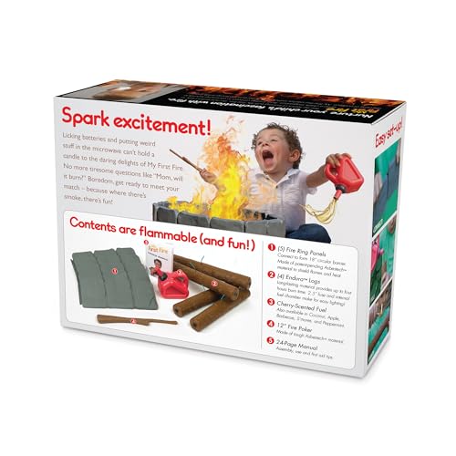 Prank-O My First Fire by Prank Pack | Hilarious Empty Gift Box for White Elephant & Gift Exchanges