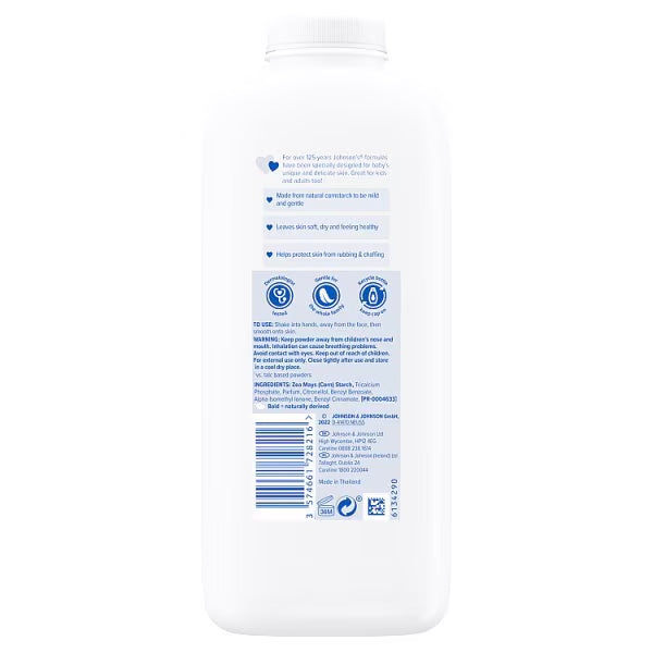 Johnson's Baby Powder Gentle Absorbent for Delicate Baby Skin 400g/14.11oz