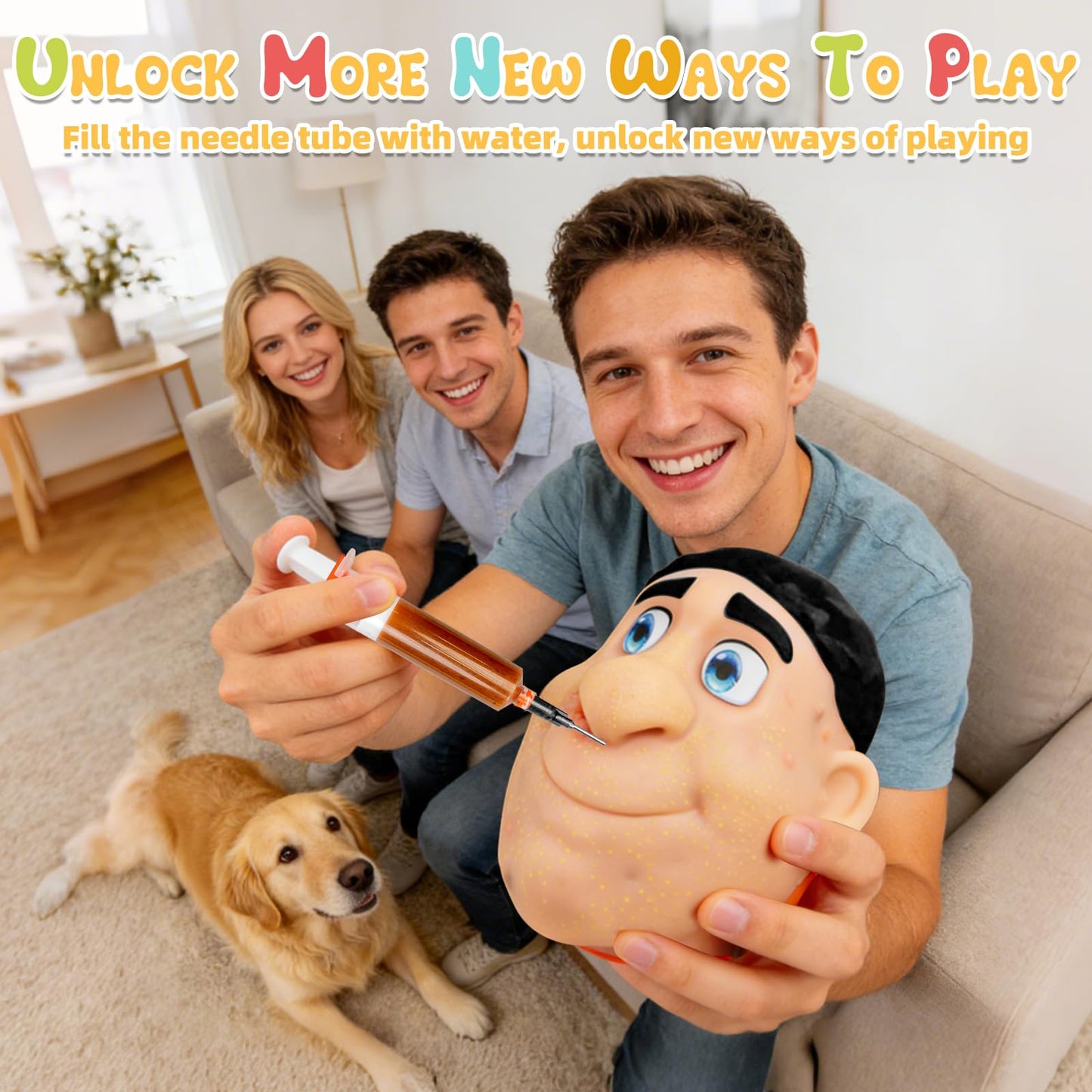 2026 Premium Pack Refillable Pimple Popping Toy — Big Head Squeeze for Stress Relief