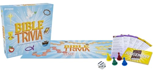 Bible Trivia by Pressman – Family Knowledge Game for 2–4 Players
