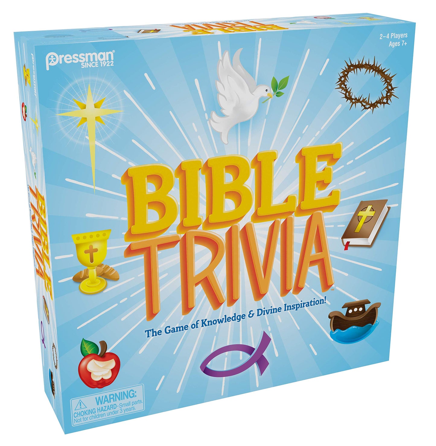 Bible Trivia by Pressman – Family Knowledge Game for 2–4 Players