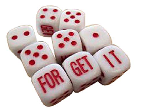 Pressman Don't You Forget It - Blue 5-Inch Dice Game for 2 Players
