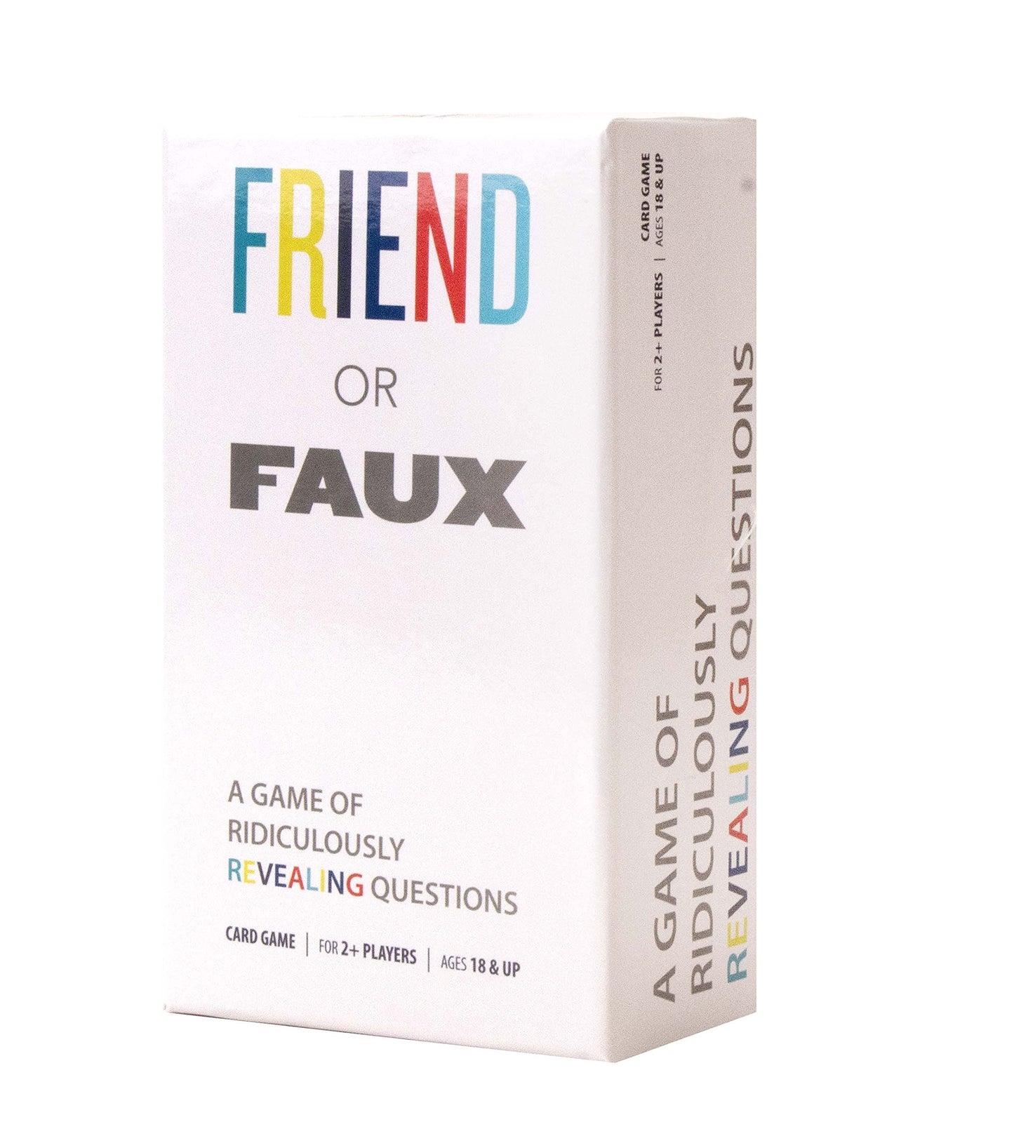Pressman Friend or Faux: Adult Party Game with 250 Revealing Questions