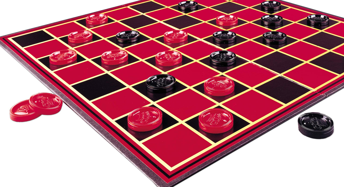 Pressman Family Classics Checkers — Folding Board & Interlocking Checkers