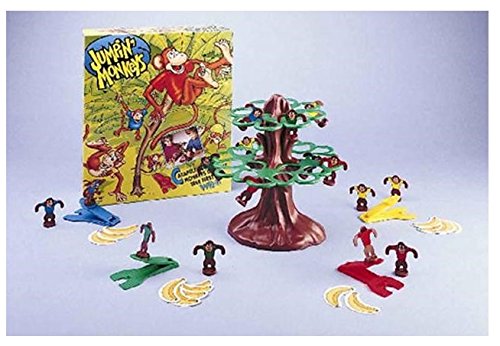 Pressman Jumpin' Monkeys: Catapult Your Monkeys Into the Tree | 5+ | 2-4 Players